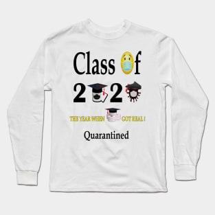 Senior Class Of 2020 Quarantine Graduation Toilet Paper Funny Long Sleeve T-Shirt